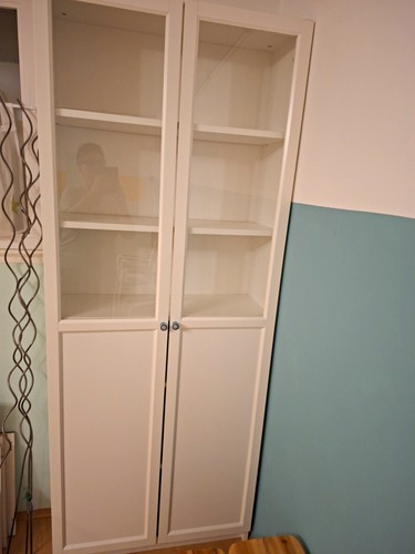 Ikea billy mit vitrinentüren - ikea,