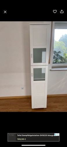 Hochschrank weiß 2 - hochschrank,